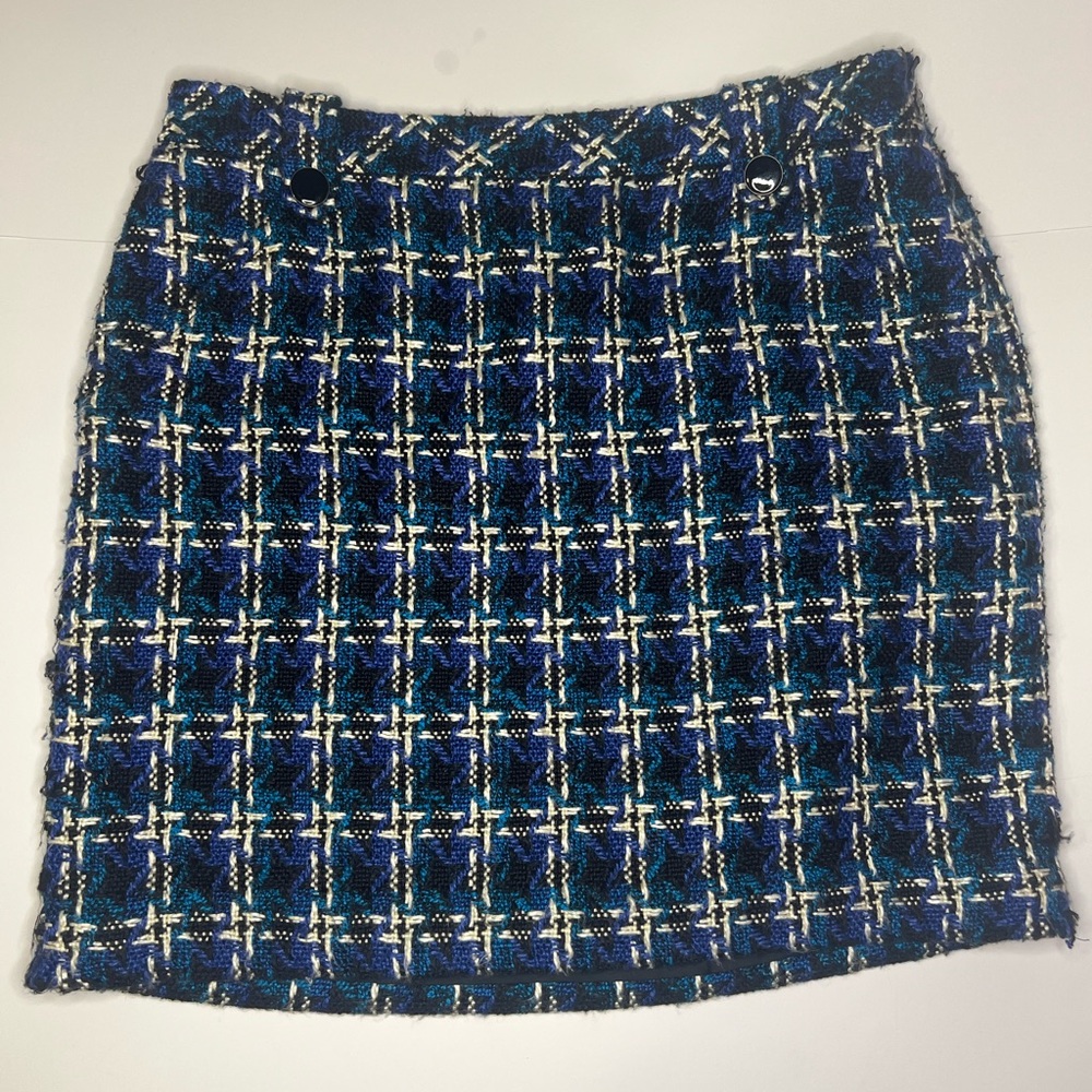 Blue Plaid Women's Skirt